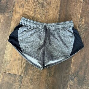 Under Armour Gray and Black Athletic Shorts